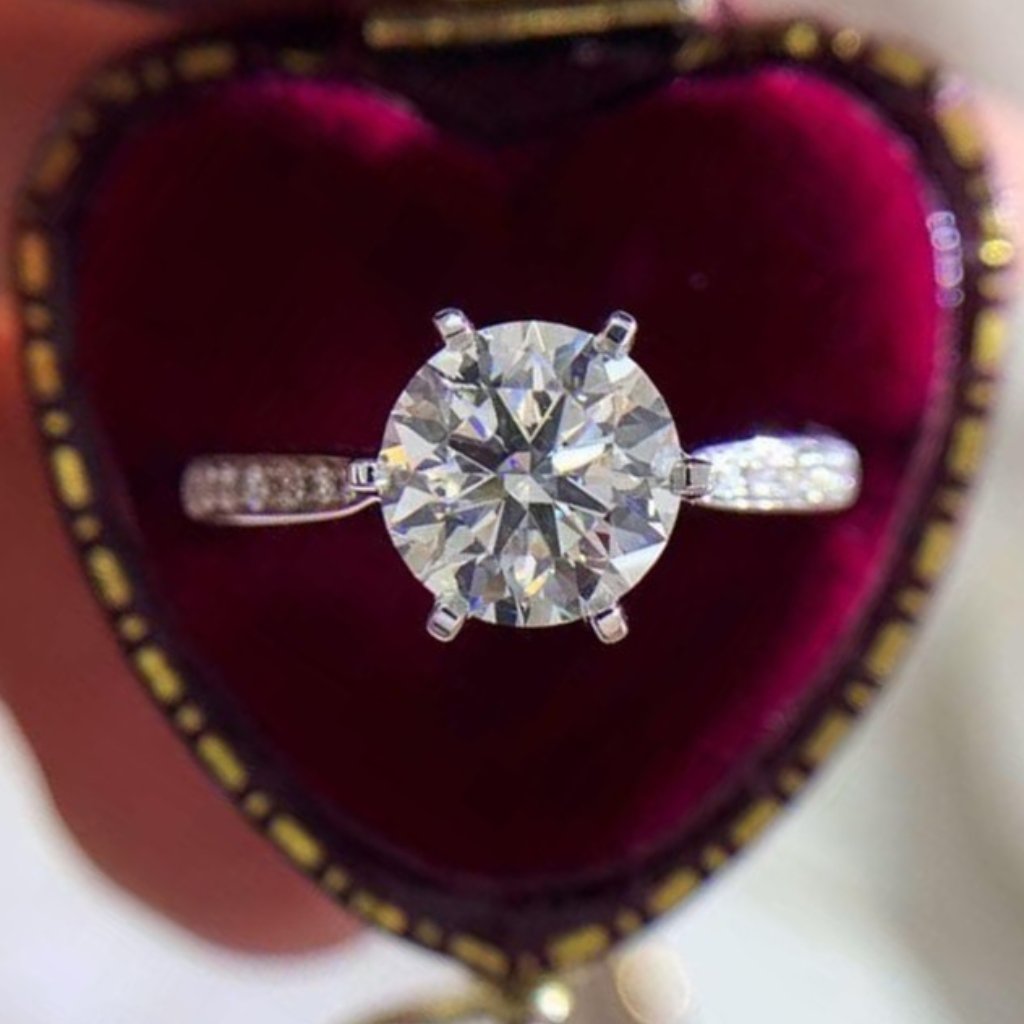 "Exclusive 925 Silver Plated 3a Cz Ring For Women, Fb16fa1070